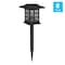 Flash Furniture Lantern Style LED Solar Lights, Black, PK 8 DN-SL106-8-BK-GG - alternate 5